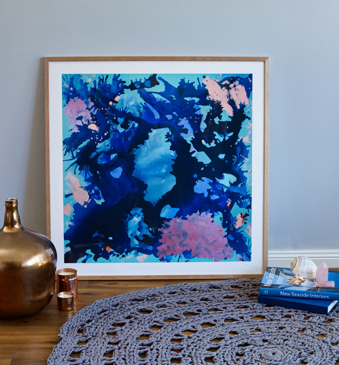 Moonlighter, Whiting + Coral limited edition print - unframed