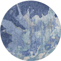 AQUEOUS ROUND RUG - designed by Katie McKinnon for The Rug Collection