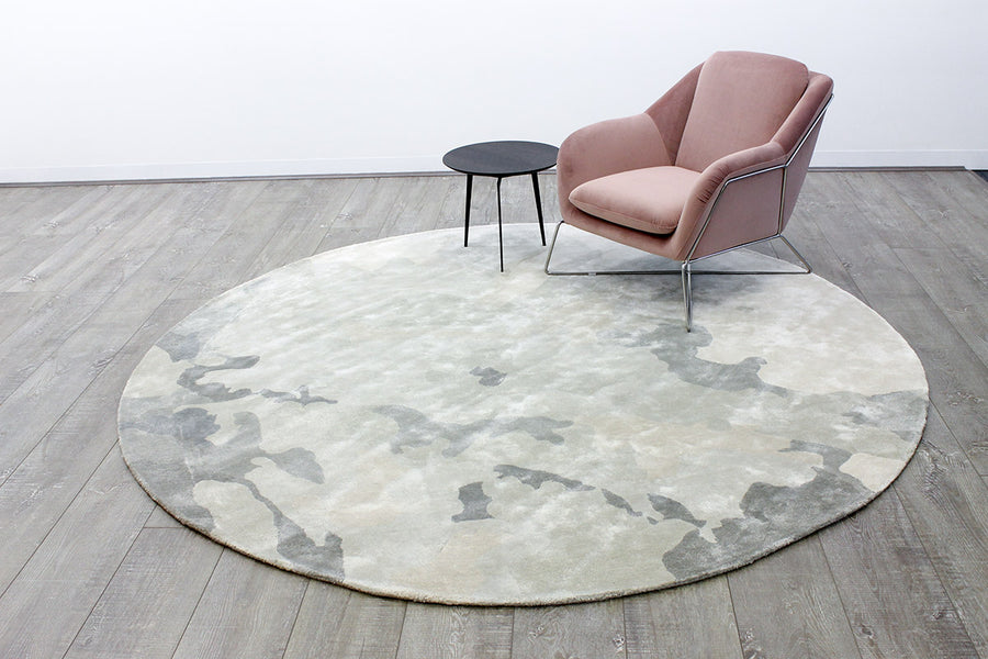 AQUEOUS ROUND RUG - designed by Katie McKinnon for The Rug Collection